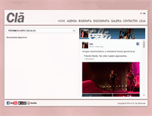 Tablet Screenshot of cla.pt
